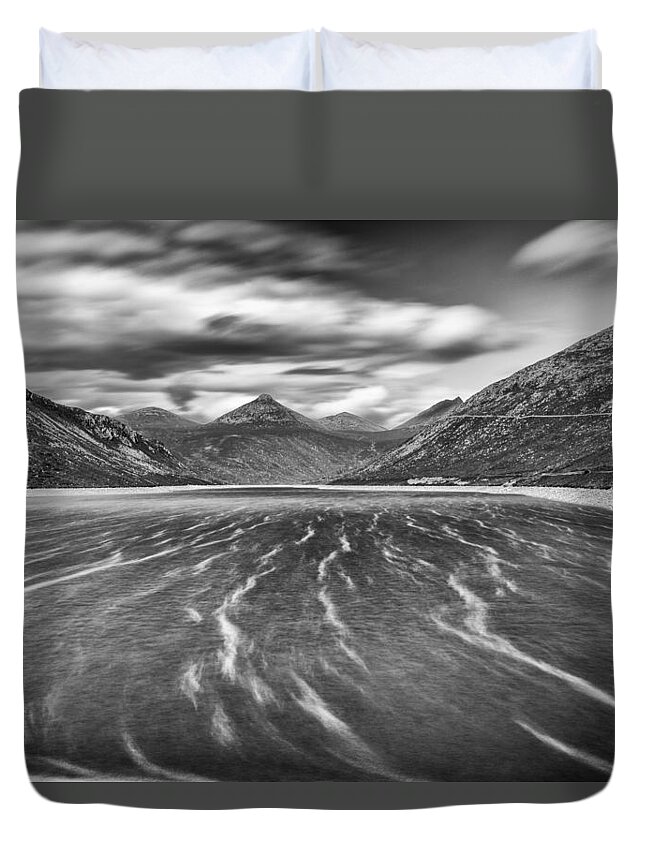 Silent Valley Duvet Cover featuring the photograph Silent Valley 2 by Nigel R Bell