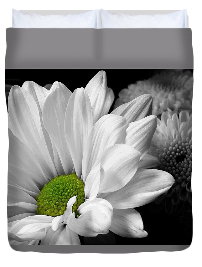 Daisy Duvet Cover featuring the photograph Simplicity by Michael Eingle