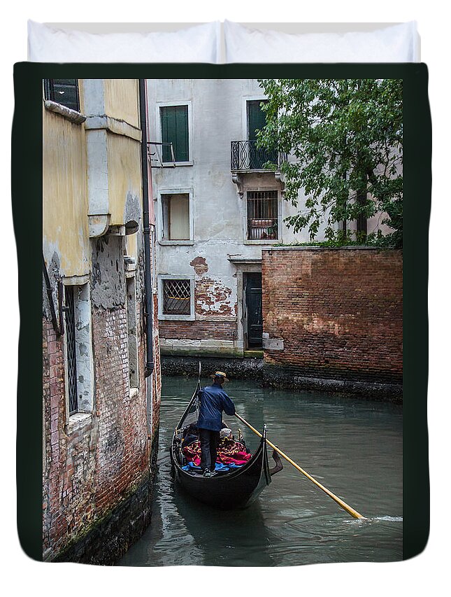 Venice Duvet Cover featuring the photograph Simply Venice by Weir Here And There
