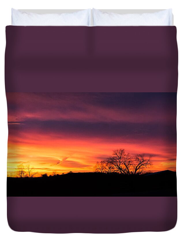 Sky Duvet Cover featuring the photograph Beautiful Sky by Holden The Moment