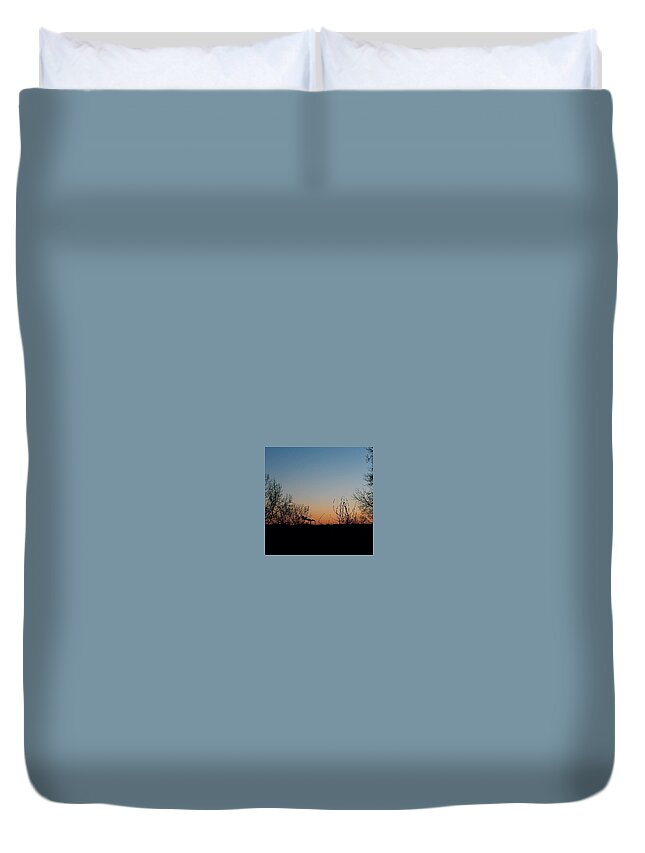 Kodak Duvet Cover featuring the photograph Smoke Stacks In The Distance by Justin Connor