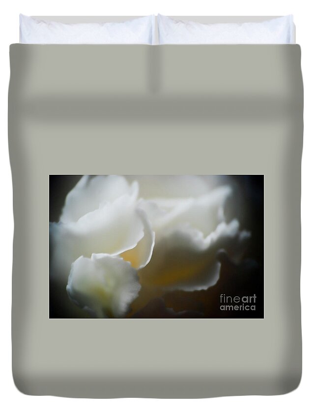 Flower Duvet Cover featuring the photograph Soft and Delicate by Ron Roberts