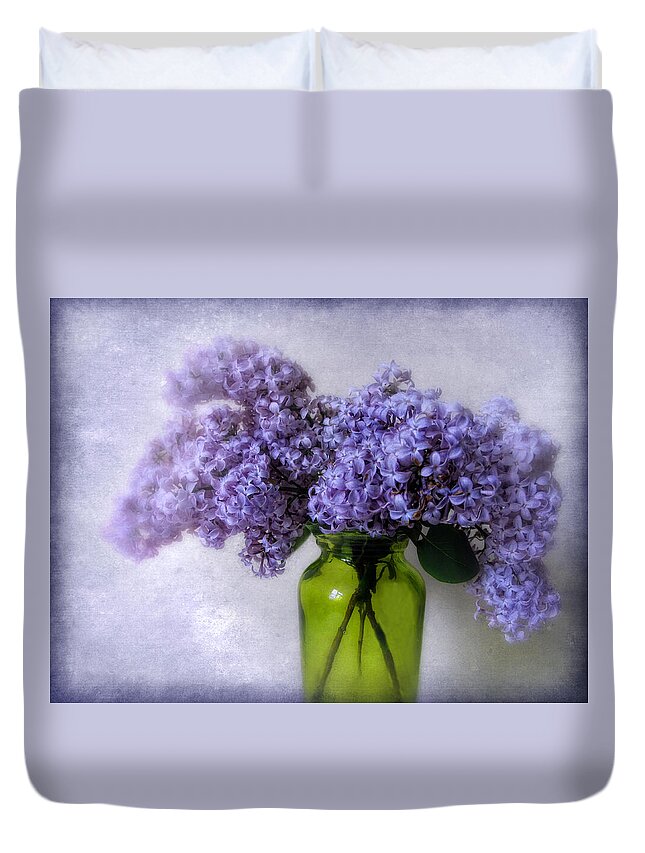 Flowers Duvet Cover featuring the photograph Soft Spoken by Jessica Jenney