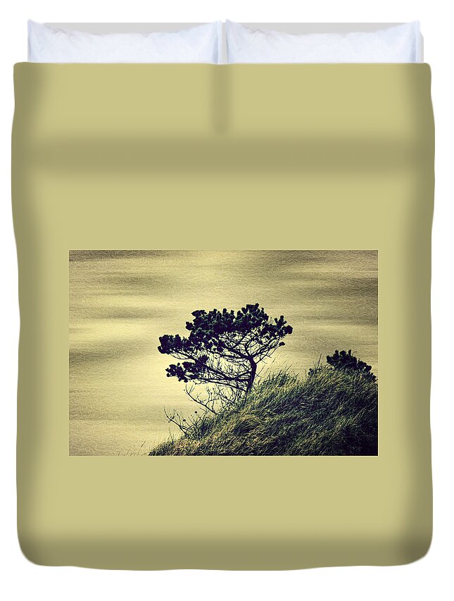 Tree Duvet Cover featuring the photograph Solitude by Melanie Lankford Photography