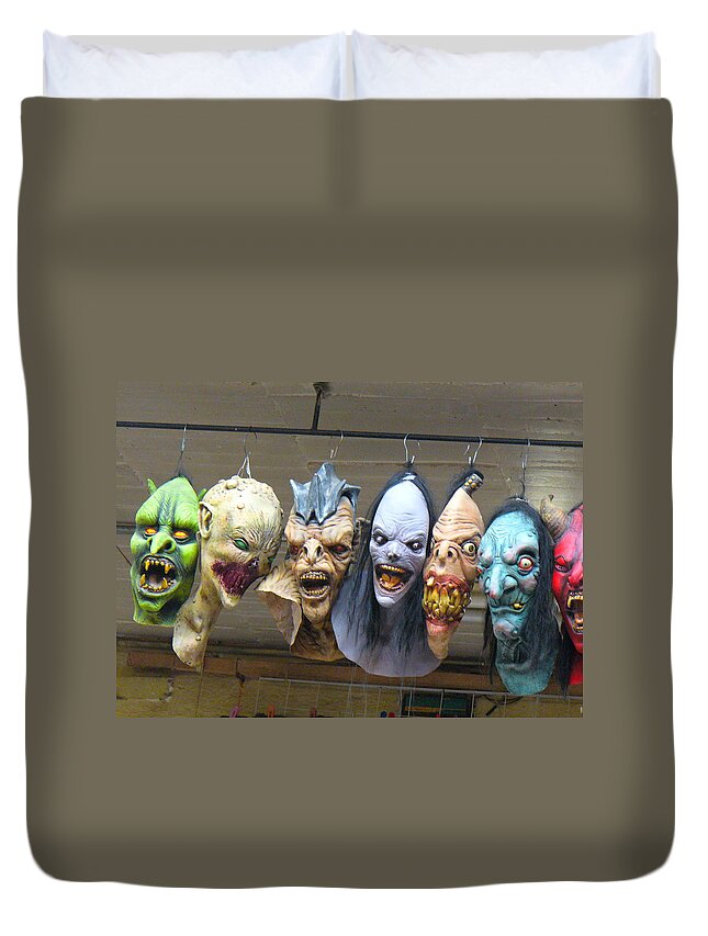 Halloween Duvet Cover featuring the photograph Some Fun by Mary Sullivan