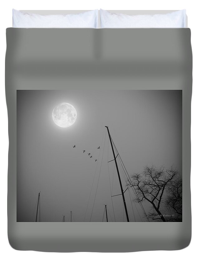 2d Duvet Cover featuring the photograph South For The Winter by Brian Wallace