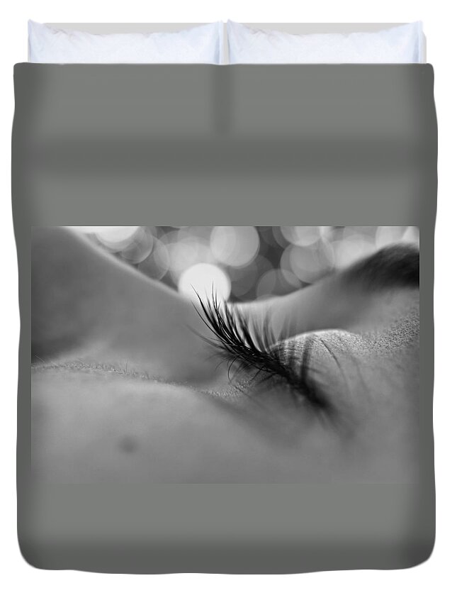 Portrait Duvet Cover featuring the photograph Speed Of Dreams by Laura Fasulo
