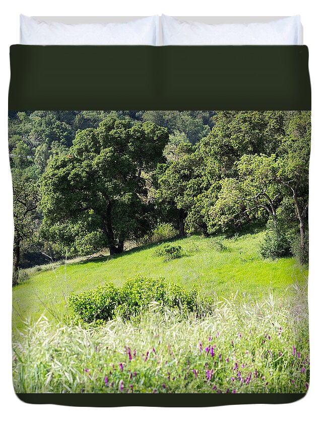 Spring Duvet Cover featuring the photograph Spring Hike by Suzanne Luft
