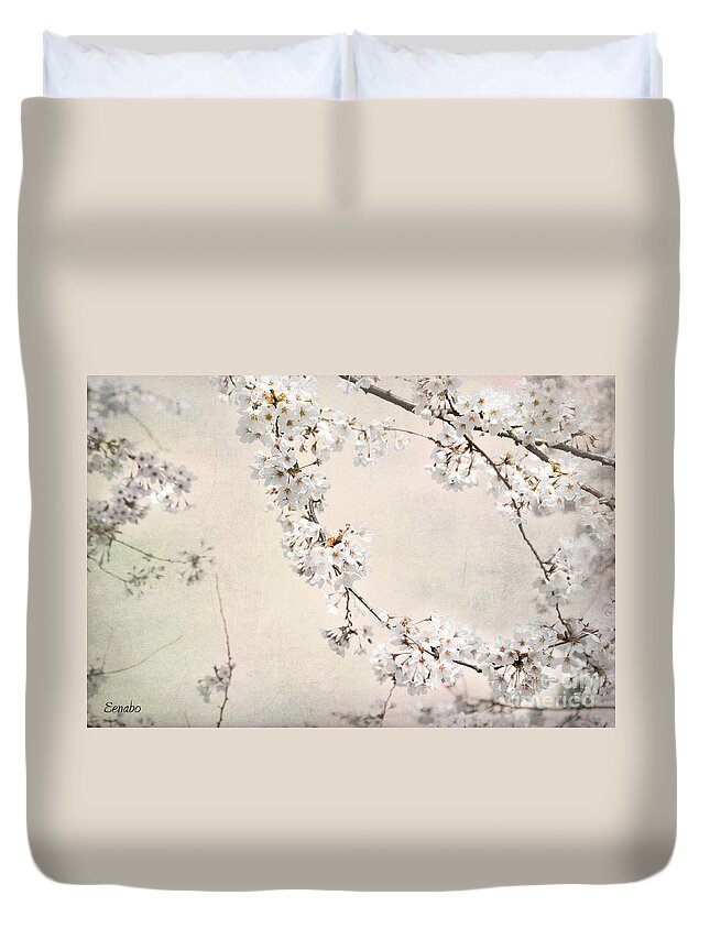 Spring Duvet Cover featuring the photograph Spring in the City by Eena Bo