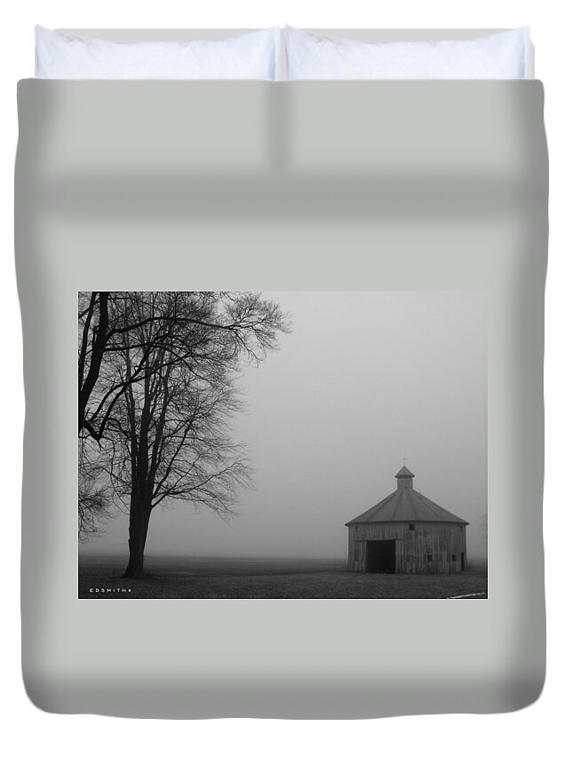 Spring Mist Duvet Cover featuring the photograph Spring Mist by Edward Smith