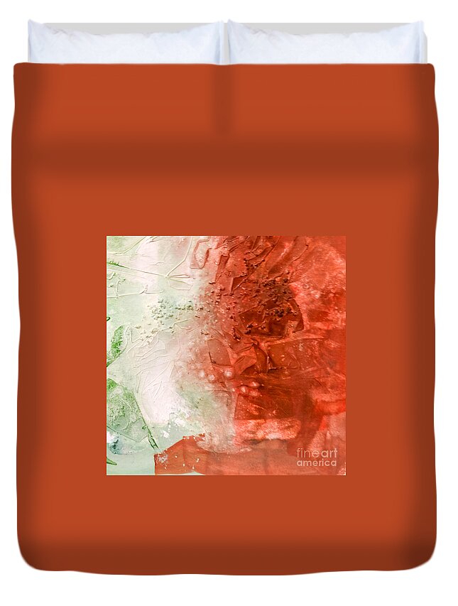 Square Duvet Cover featuring the photograph Square Series - Earth 1 by Andrea Anderegg