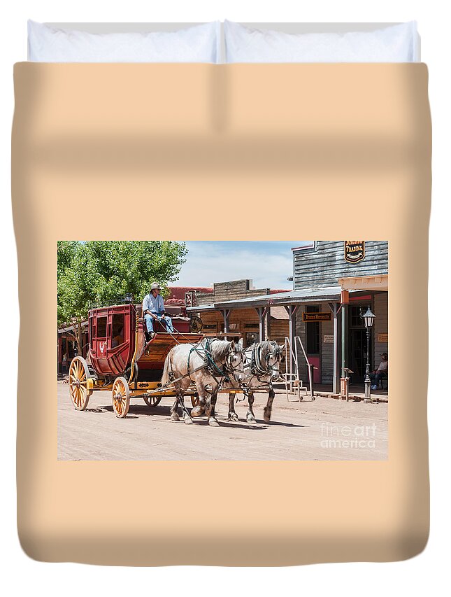Al Andersen Duvet Cover featuring the photograph Stagecoach Ride 2 by Al Andersen