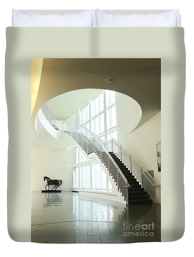 Architecture Duvet Cover featuring the photograph Stairway To Heaven by Jo Ann Tomaselli