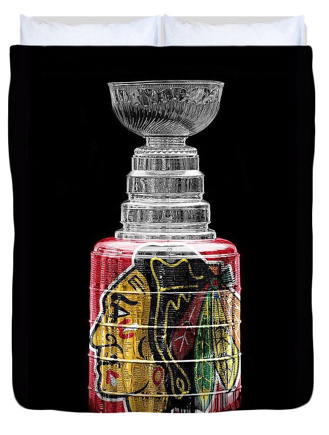 Hockey Duvet Cover featuring the photograph Stanley Cup 6 by Andrew Fare