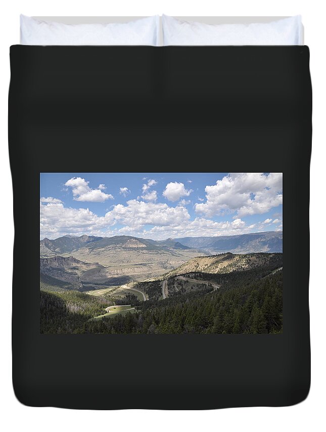Valley Duvet Cover featuring the photograph Starlight Basin by Frank Madia