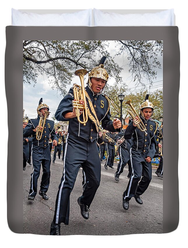  New Orleans Duvet Cover featuring the photograph Steppin' Out by Steve Harrington