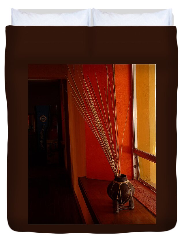 Still Duvet Cover featuring the photograph Still Life in Baja by Alan Socolik