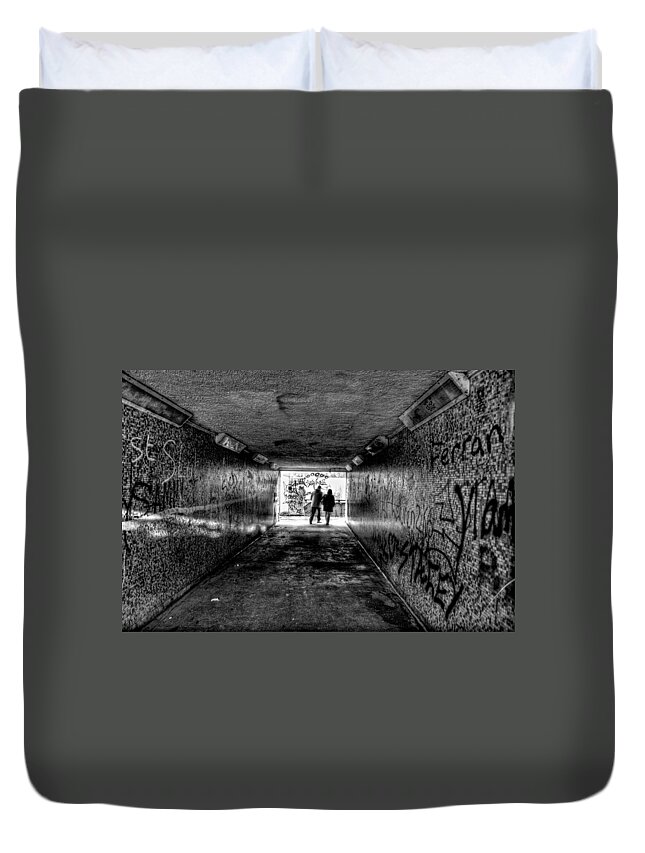 Subway Duvet Cover featuring the photograph Subway by Nigel R Bell