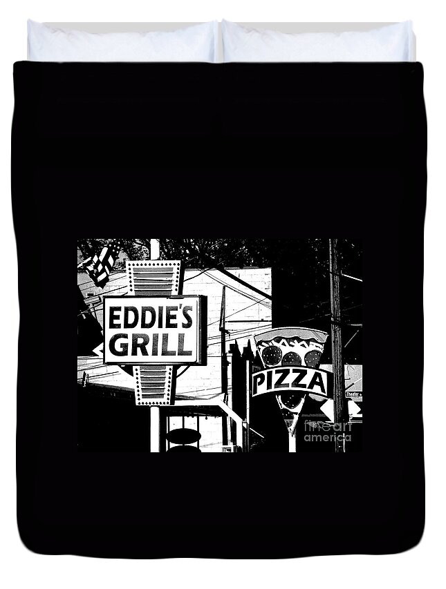 Eddie's Grill Duvet Cover featuring the photograph Summer Food 2 by Michael Krek