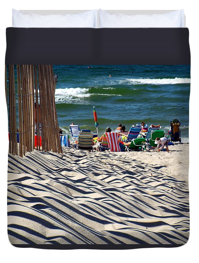 Northeast Duvet Cover featuring the photograph Summer on Cape Cod by Dianne Cowen Cape Cod Photography