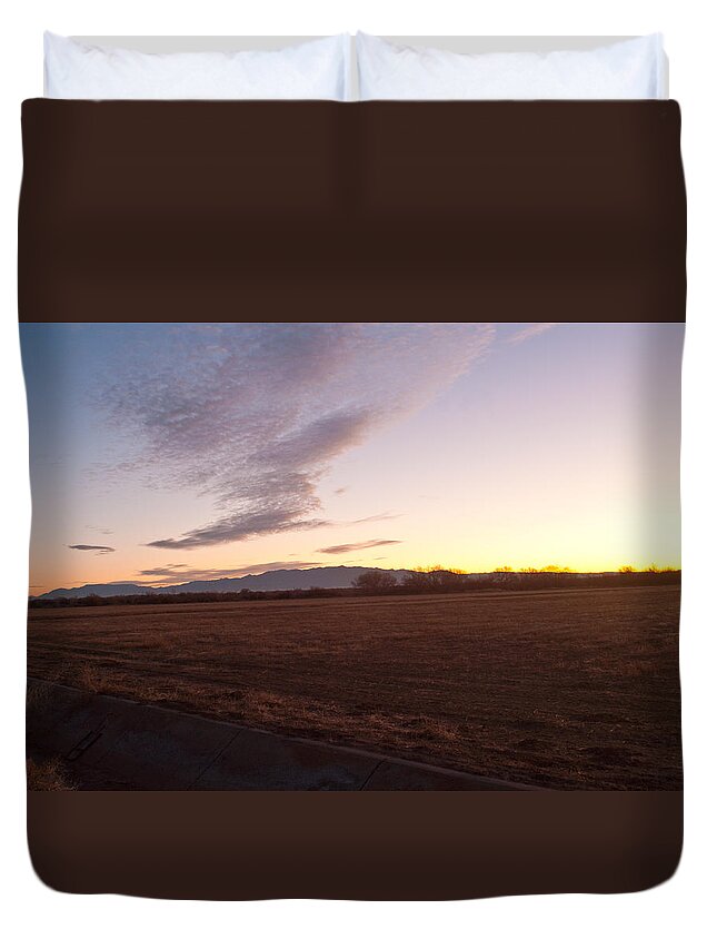 Duvet Cover featuring the photograph Sunrise by James Gay