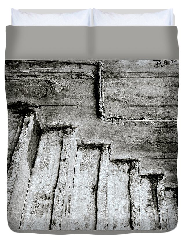 Timeless Duvet Cover featuring the photograph Surreal Graphic by Shaun Higson