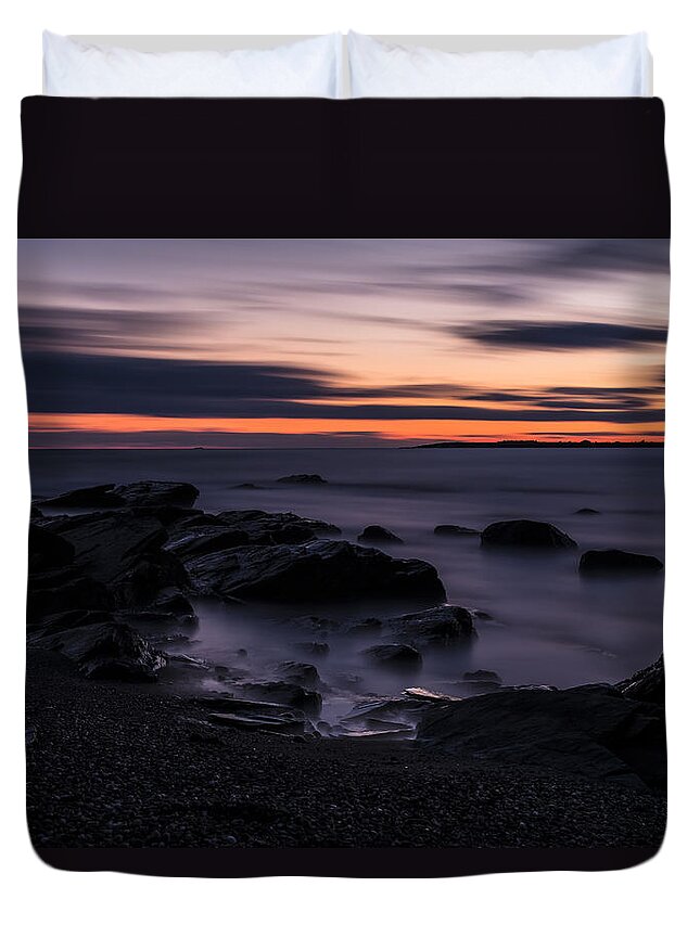 Andrew Pacheco Duvet Cover featuring the photograph Surreal Sunset by Andrew Pacheco