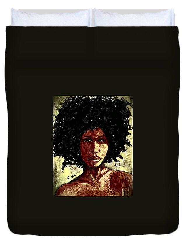 Beautiful Duvet Cover featuring the photograph Take me or leave me Alone by Artist RiA