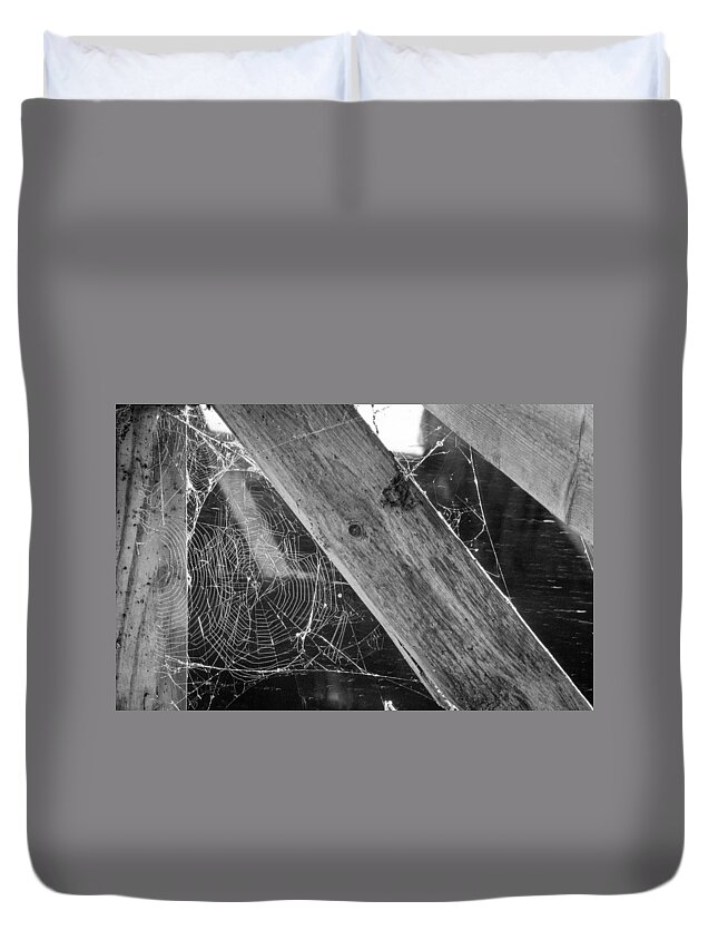 Bill Pevlor Duvet Cover featuring the photograph Tangled Web by Bill Pevlor
