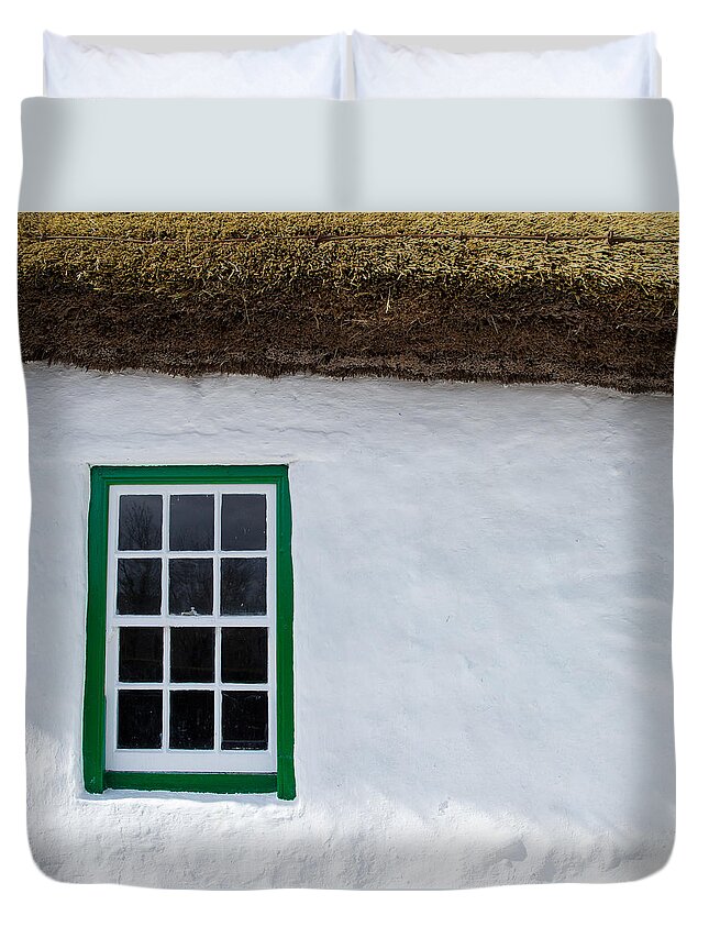 Ireland Duvet Cover featuring the photograph Thatch by Nigel R Bell