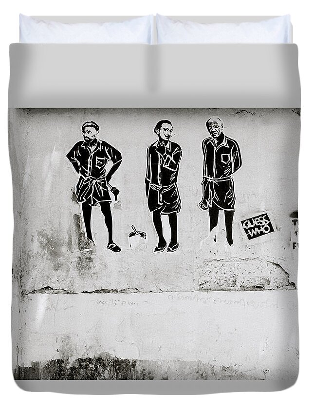 Picasso Duvet Cover featuring the photograph The Trio by Shaun Higson