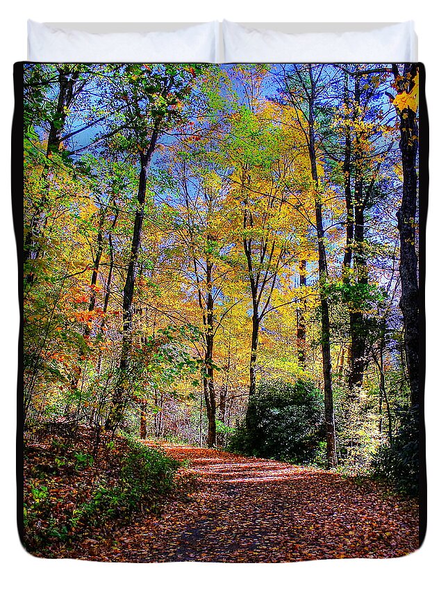 Nature Duvet Cover featuring the photograph The Beauty of Fall by Albert Fadel