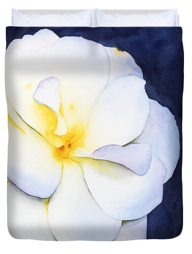 Bloom Duvet Cover featuring the painting The Bloominator by Ken Powers