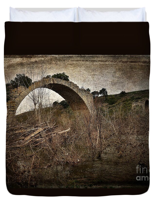Bridge Duvet Cover featuring the photograph The Bridge of Mantible by RicardMN Photography