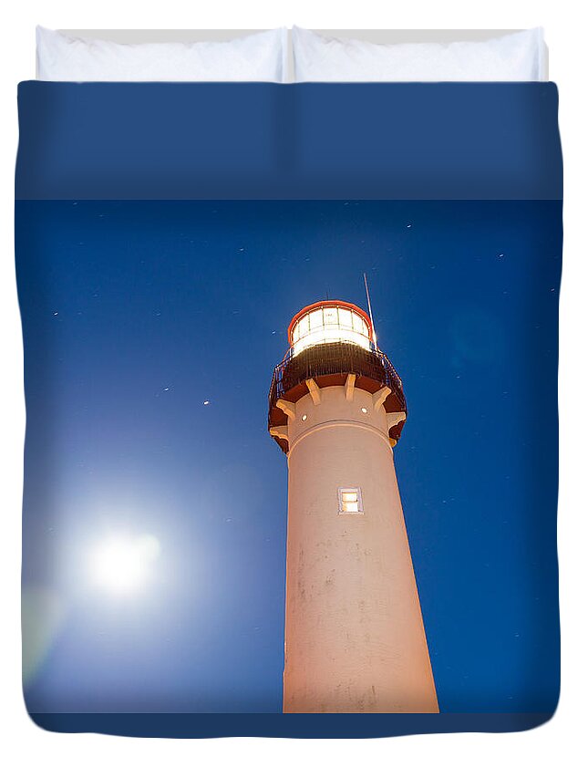 New Jersey Duvet Cover featuring the photograph The Cape House by Kristopher Schoenleber