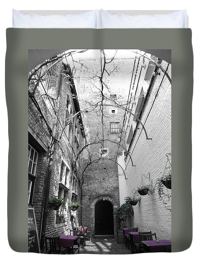 Antwerp Duvet Cover featuring the photograph The Color Purple by Richard Gehlbach