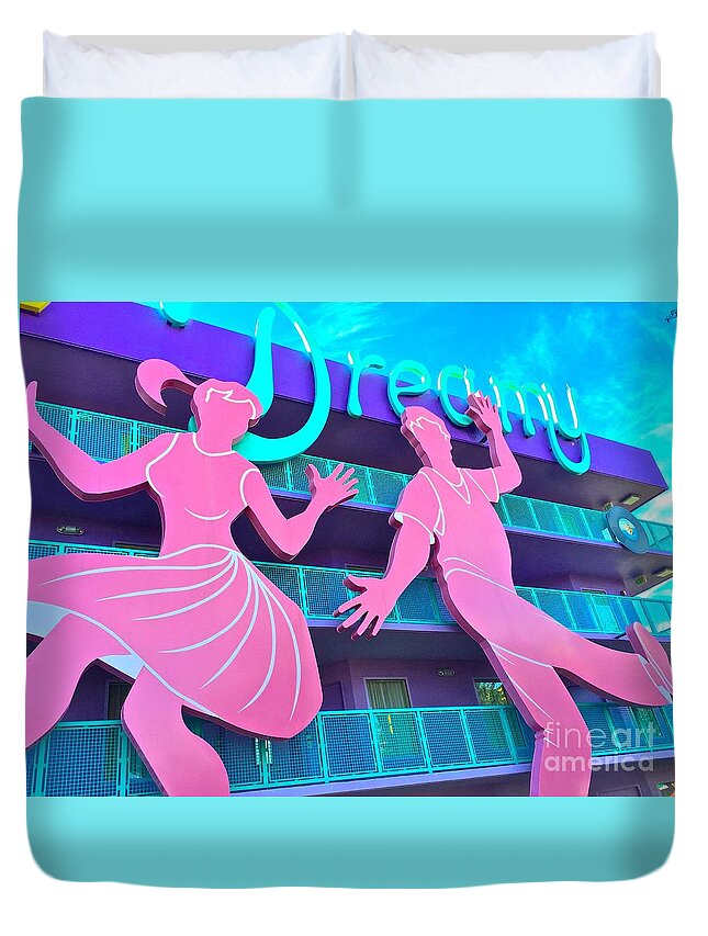 Dance Duvet Cover featuring the photograph The Dream Team by Beth Saffer