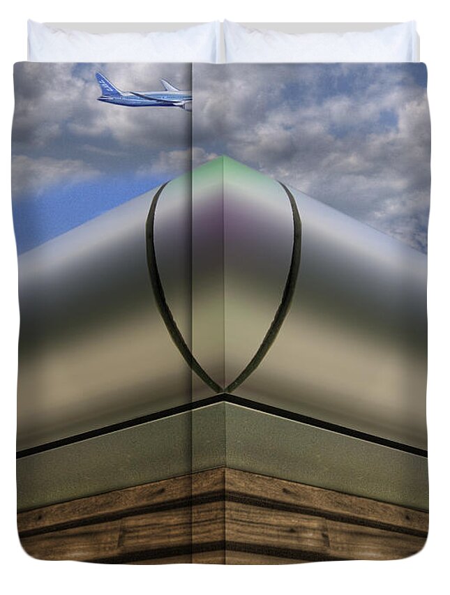 The Edge Of Nowhere Duvet Cover featuring the photograph The Edge of Nowhere by Paul Wear