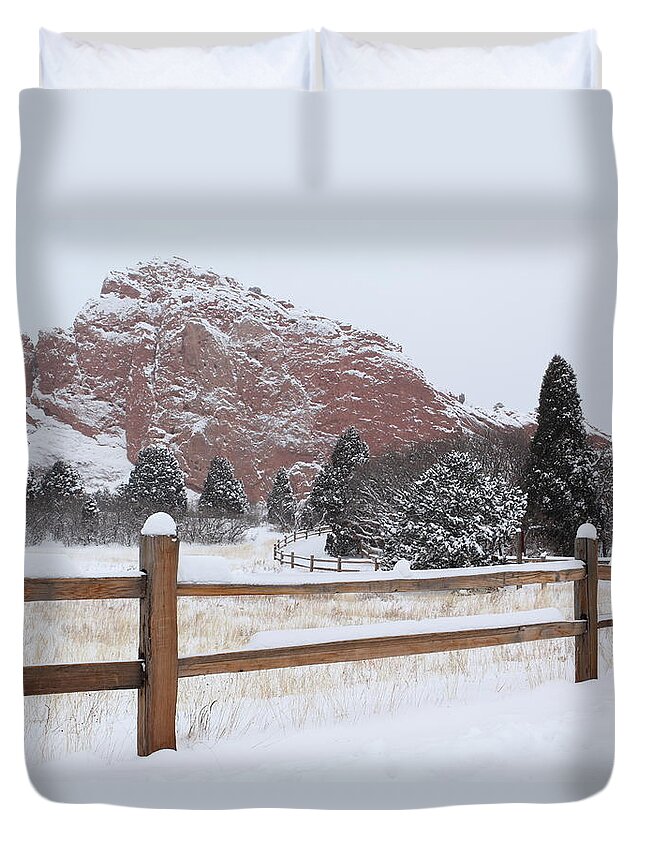 Colorado Duvet Cover featuring the photograph The Gentle Thief of Colours by Eric Glaser