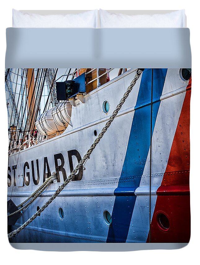 The Guard Duvet Cover featuring the photograph The Guard by Karol Livote