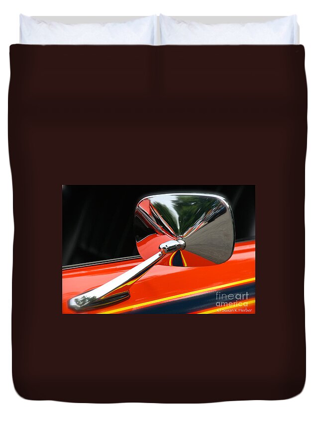 Automobile Duvet Cover featuring the photograph The Judge by Susan Herber