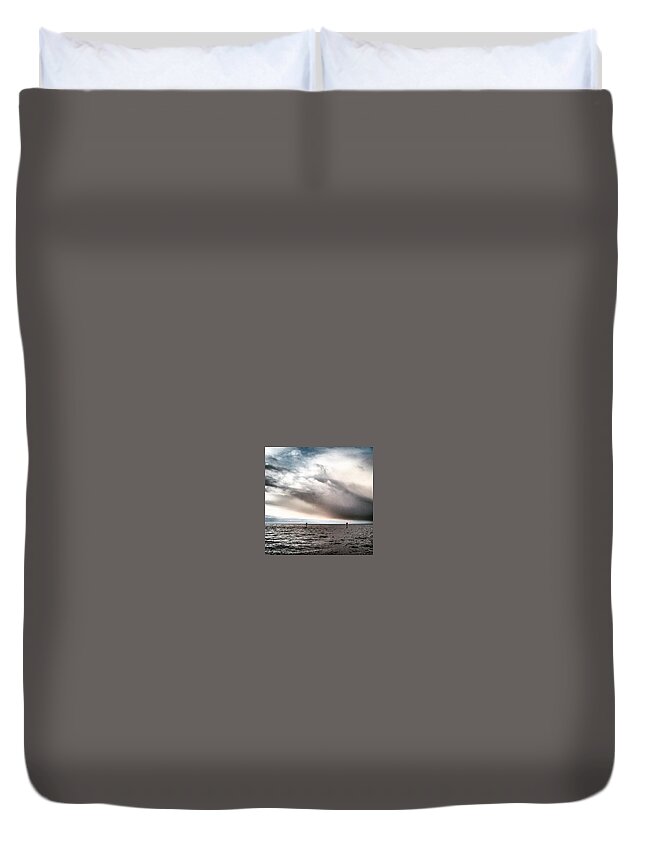 Beautiful Duvet Cover featuring the photograph The Loch by Aleck Cartwright