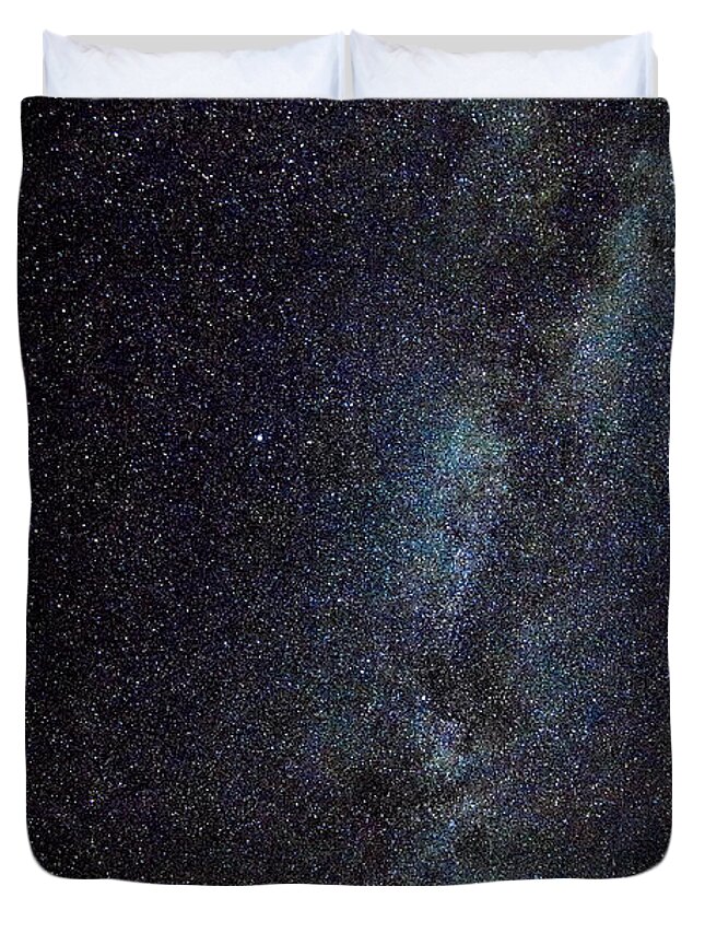 Kentucky Duvet Cover featuring the photograph The Milky Way Galaxy by Brett Engle
