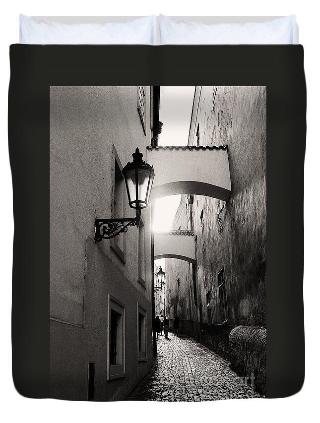 Photography Duvet Cover featuring the photograph The Path by Ivy Ho