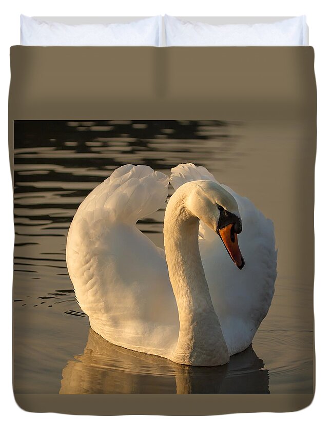 Landscape Duvet Cover featuring the photograph The Pure In Heart by Rose-Maries Pictures