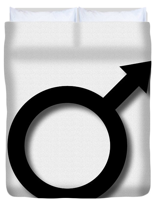 Naked Sex Symbol Duvet Cover featuring the photograph The Raw Picture of a Naked Sex Symbol No2 by Weston Westmoreland