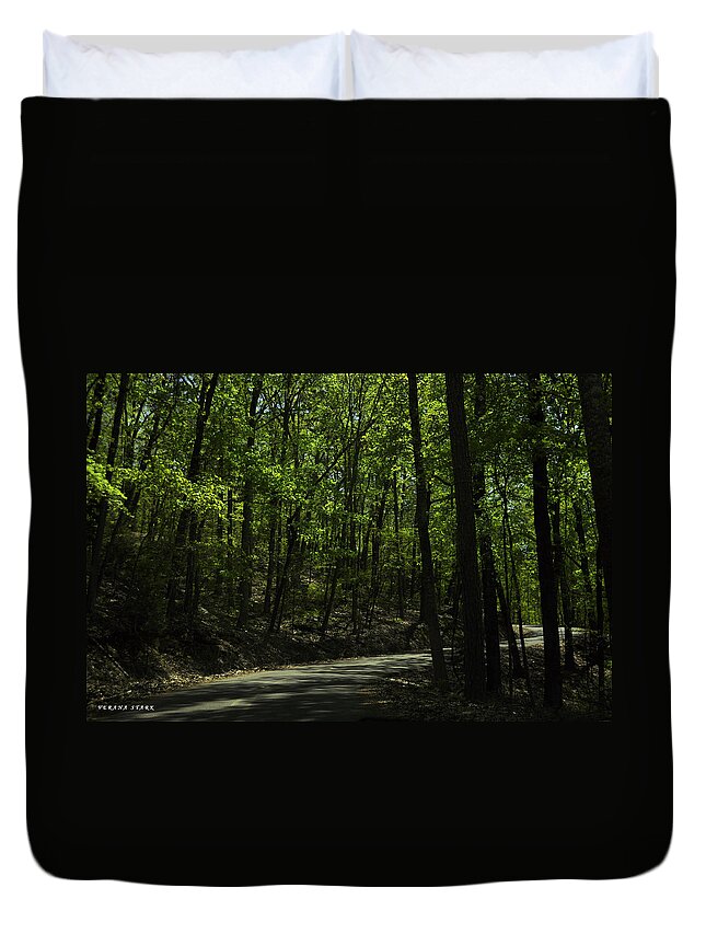 Road Duvet Cover featuring the photograph The Roads of Alabama by Verana Stark