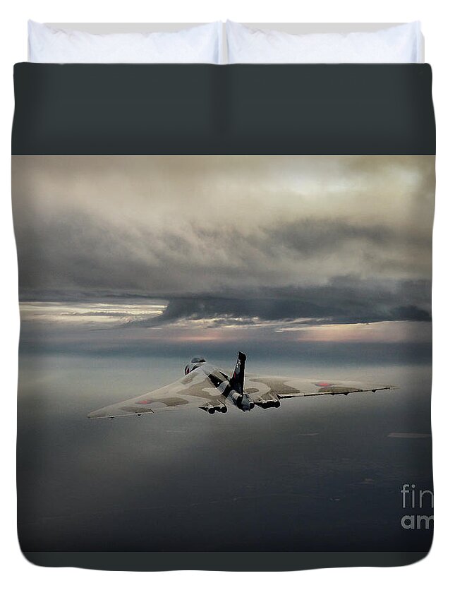 Avro Duvet Cover featuring the digital art The Spirit of Great Britain by Airpower Art