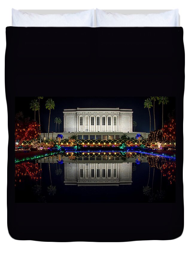 Temple Duvet Cover featuring the photograph The Temple by Will Wagner