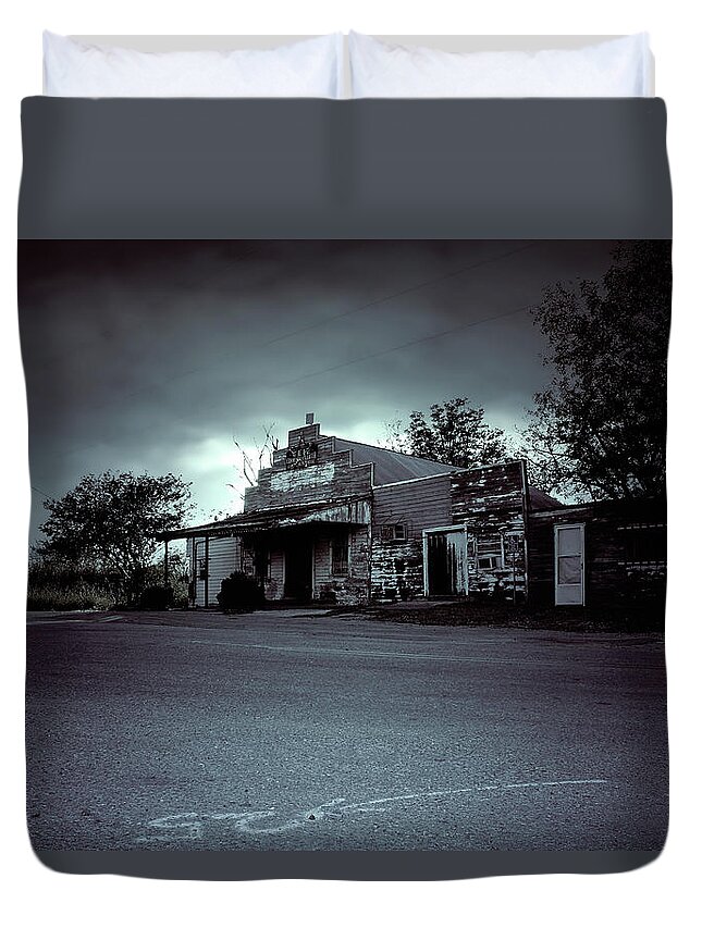 Tcm Duvet Cover featuring the photograph TCM #10 - General Store by Trish Mistric
